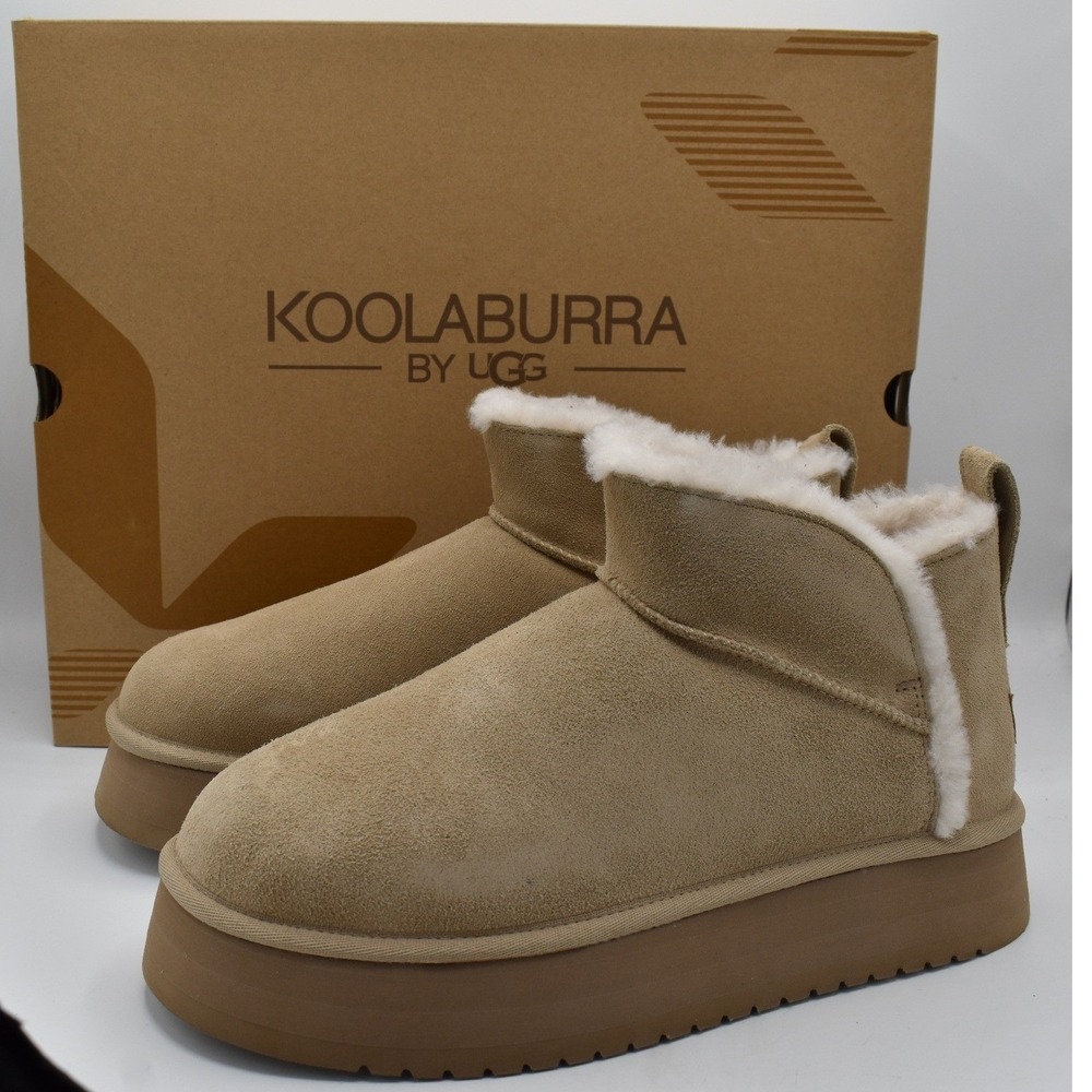 Koolaburra by UGG Women 11 Koola Ultra Mini Platform Lined Winter Boots Shoes
